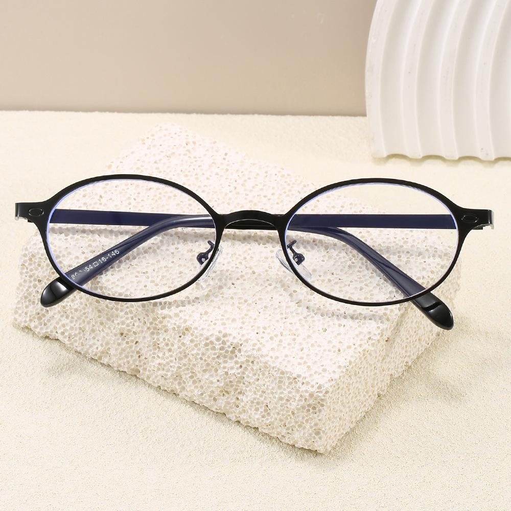 Hong Kong Style Women'S Sunglasses Oval Shape Uv400 Protection Men'S Sun Glasses Holiday Travelling Glasses For Women