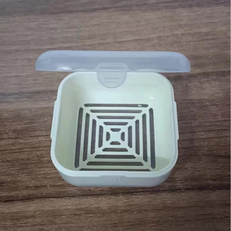 1Pce Travel Mini Soap Box Portable Leak Proof Soap Storage Box, Suitable For Dormitory Travel, Camping