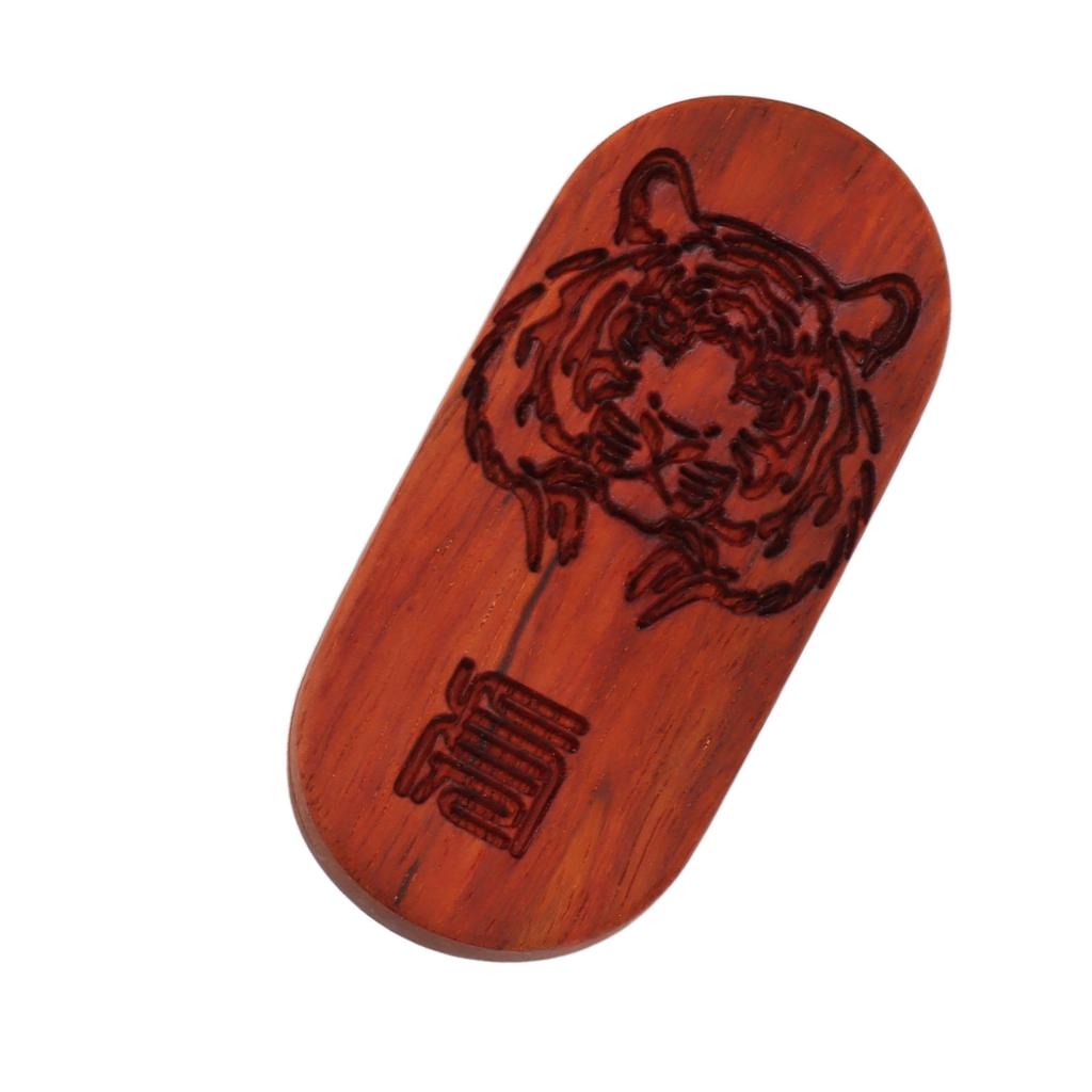 Magnet Finger Stress Relief Slider Wood Finger Stress Relief Toy Wooden Decompression Toy Tiger