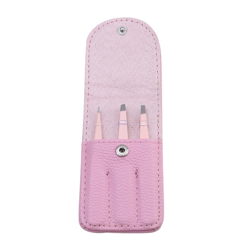4 pezzi/3 pezzi pinzette di precisione per sopracciglia clip per depilazione sopracciglio in acciaio inossidabile set di strumenti di bellezza