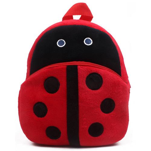 3D Fashion Children School Bags Cartoon Print Plush Kids Backpack Kindergarten Boys And Girls School Bags Mini Backpack Book Bag