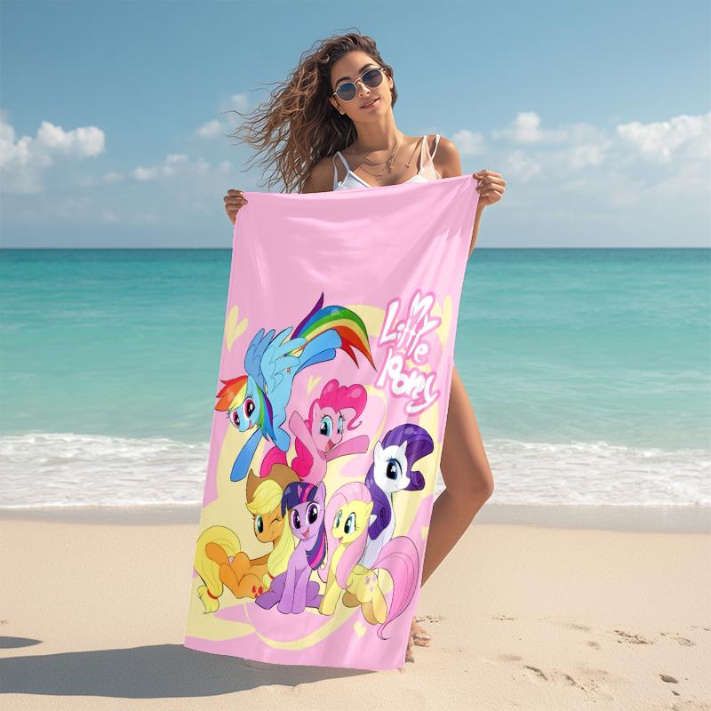 1Pc Purple Unicorn Dreams Beach Towel Microfiber Beach Towel Thin Absorbent For Beach Swimming Yoga Bath Sports 0917124