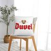 Custom Duvels Logo Pillowcase Polyester Cushion Comfort Throw Pillow Sofa Decorative Cushions Used for Home Bedroom Living Room