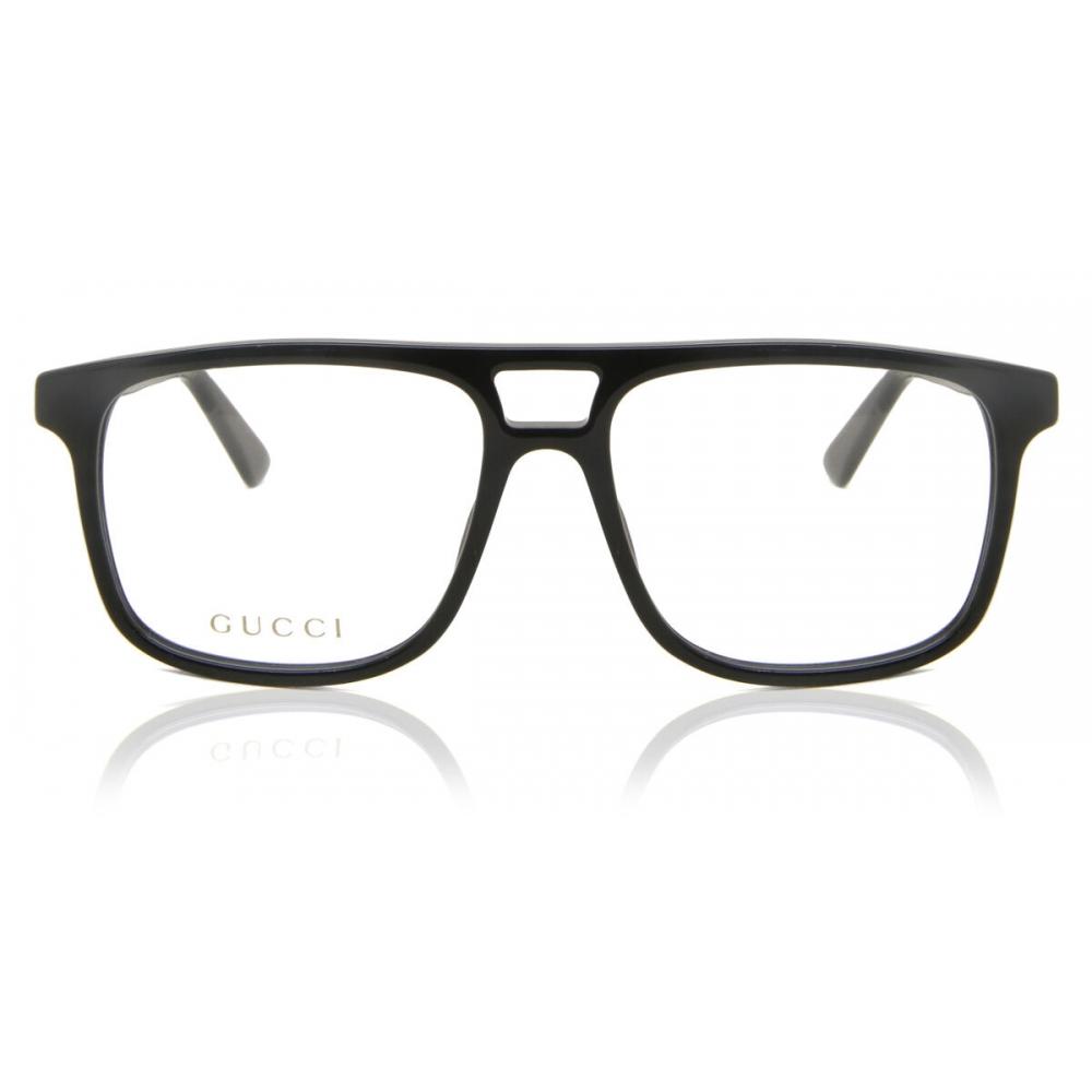 

Gucci Gg1035o 001 Men Eyeglasses Shiny Black/55