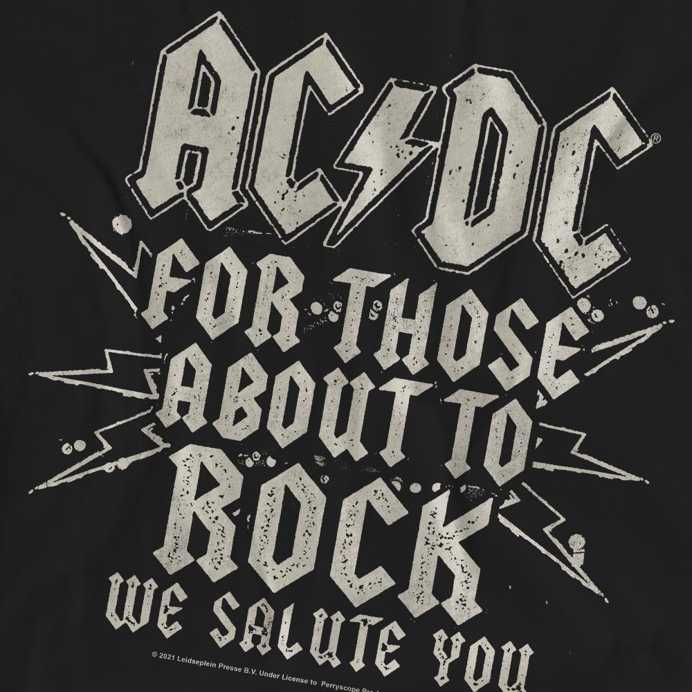 AC/DC Unisex Adult Salute T-Shirt