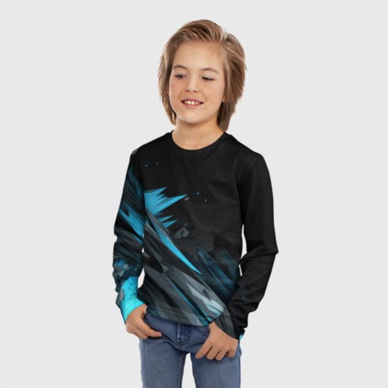 

Детские красочные футболки с принтом тай-дай, милые футболки с длинным рукавом для мальчиков, модный мягкий и удобный топ 170