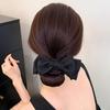 Fabric Sweet Bow Hair Claw Women Elegant Hair Clamp Bun Updo Hair Clips Korean Girls Barrettes Headwear Women Style Accessories
