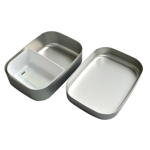 Skater Children's Aluminum Lunch Box, 370ml, Splatoon 2 Design, Boys, Made in Japan, ALB5NV-A