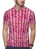 Men'S Short-Sleeve Polo Shirt with Flat Digital Print Pattern - No Texture
