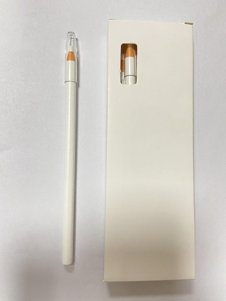 1box Newest Microblading White Eyebrow Marker Pen for Permanent Makeup Skin Tattoo Pencils Accessories
