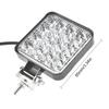 12V-24V Waterproof Led Work Light Bar Square Spotlight 48W Work Light Headlight For Truck Off Road Night Driving Light For SUV