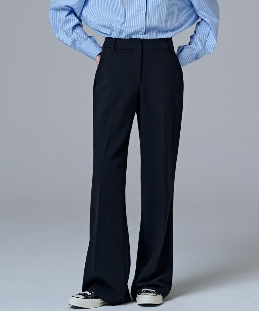 Marop 2164 Stretch Flare Pants (Navy)