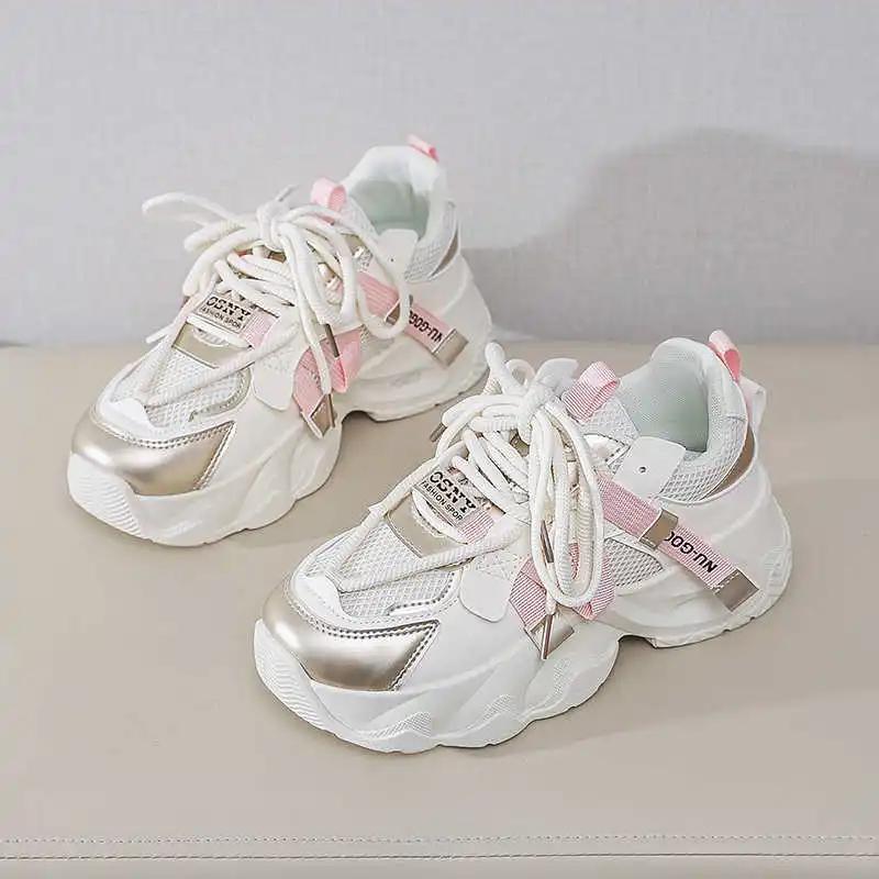 Fashion Increases Height Net Luxury Loafers Woman Mary Jane Youth Sneakers Women's Shoes 34 Size Sports Outings Shoess Tenids