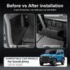 For Suzuki Jimny 2019-2026 Rear Trunk Dual Side Storage Box Only Fit 3 Door Version Cargo Organizer Interior Storage Accessories