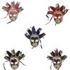 Masquerade Mask With Bells Vintage Jolly Jester Mask Comedy Mask Masquerade Decoration Mask for Men Women Halloween
