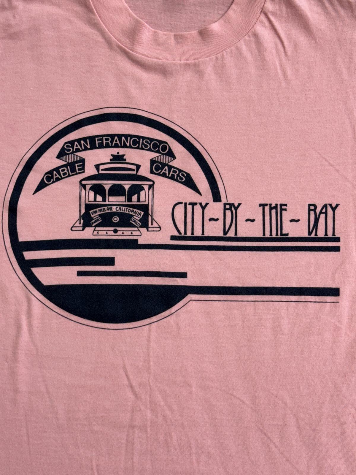70s Vintage San Francisco Cable Cars T-shirt City by The Bay S