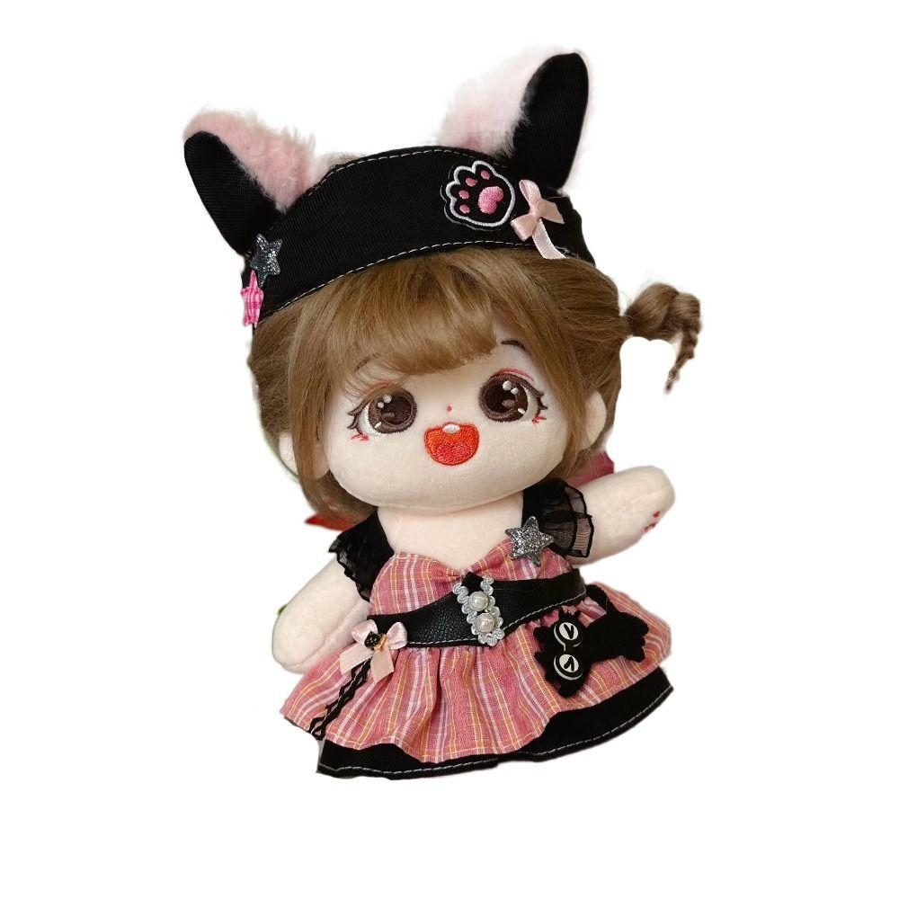 20cm Cotton Doll Doll Changing Clothes Hand-made Princess Skirt Suit  Birthday Gifts