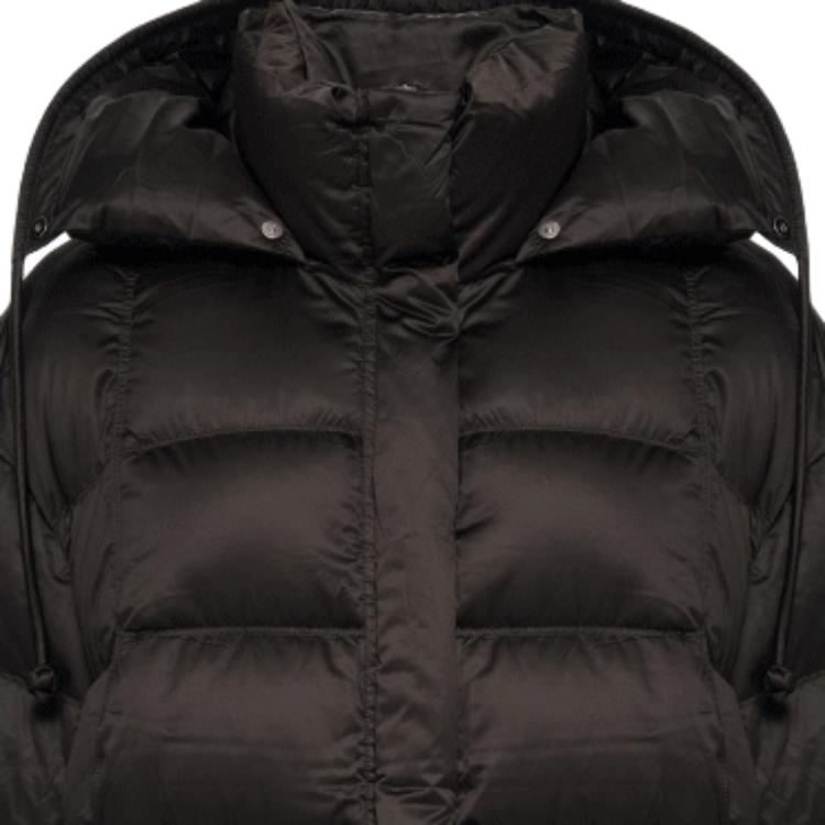 Pinko Kapuzen-Stehkragen Kurze gerade Daunenjacke Damen Oberbekleidung PAF253428252