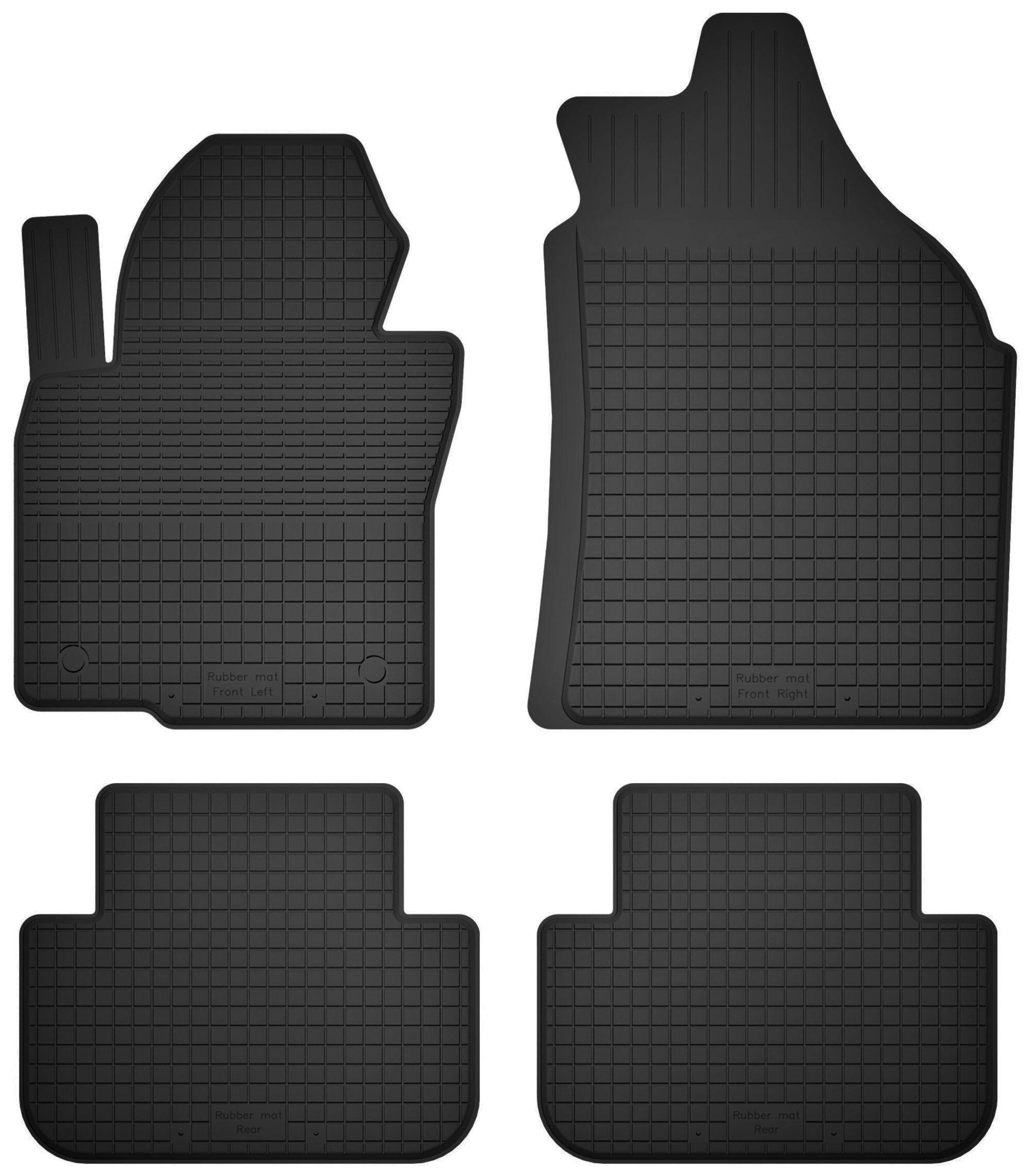 Tappetini per auto in gomma, set da 4, universali per: BMW X1 F48 SUV (2015-2019)