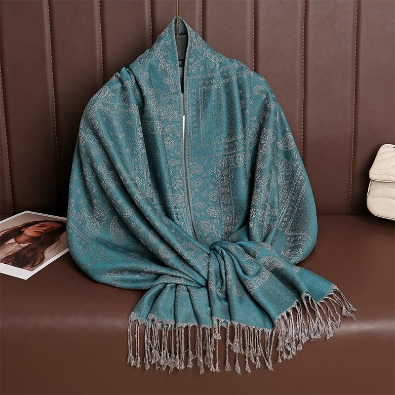 2024 Luxury Brand Cashmere Scarf Women Print New Wraps Pashmina Travel Poncho Warm Blanket Winter Bufanda Shawl Female Stoles