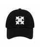 LANARCHIVE [8016] Cross Logo Ball Cap - Black (White)
