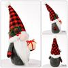 3 Pieces Christmas Gnome Plush Decorations, Christmas Swedish Gnome Tomte Scandinavian Plush Doll Snowman, Reindeer and Christmas Santa Gnome Plush fo