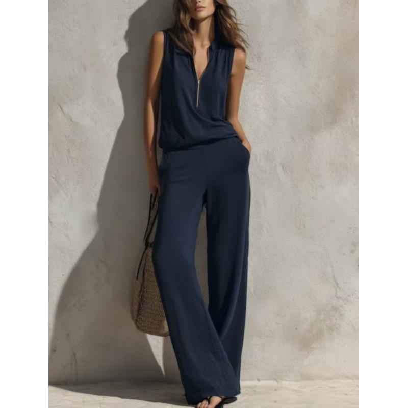 2026 new v-neck sleeveless commuter women s suit S