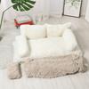 Plush Pet Sofa Bed Winter Warmth Thickened Washable Large Size Universal Pet Supplies