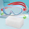 Children's Anti-Fog Waterproof Large Frame Swim Goggles with Silicone Earplugs