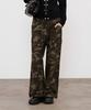 DEINET Stud Camo Pants In Khaki