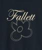 FALLETT Flower Drawing Sweatshirt Navy