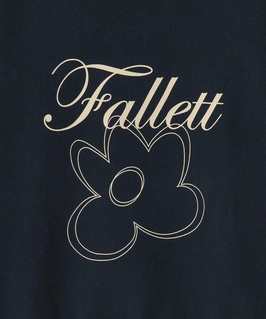 FALLETT Flower Drawing Sweatshirt Navy