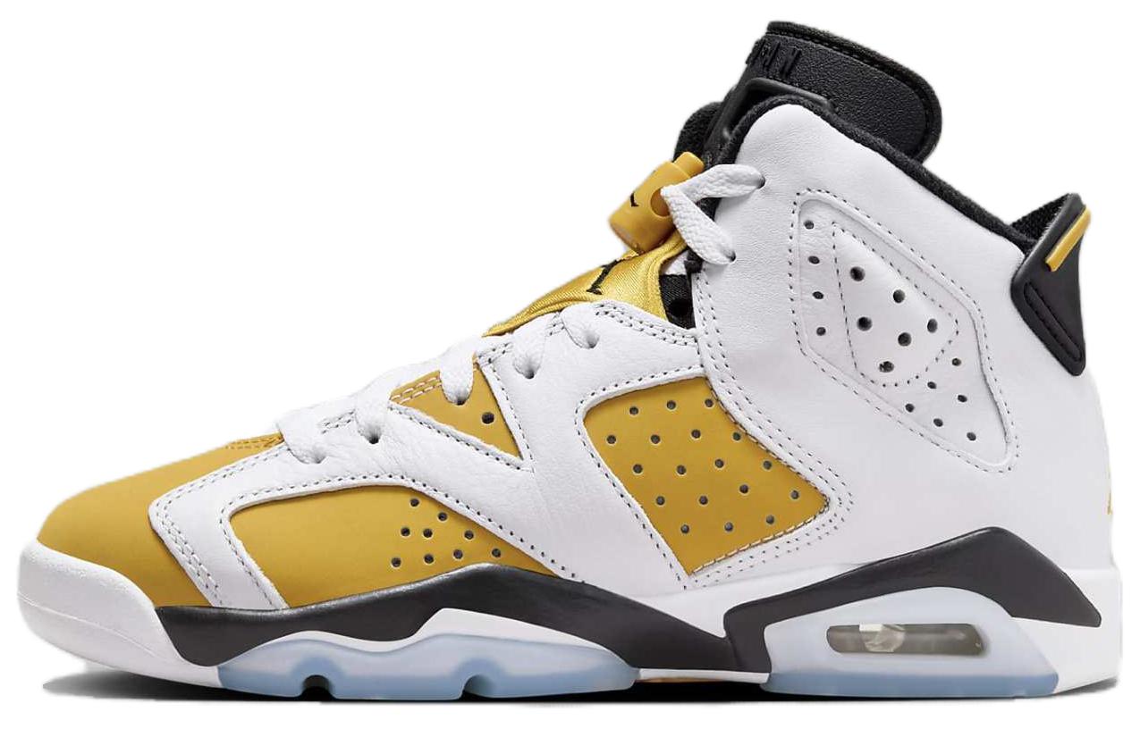 Air Jordan 6 Retro Желтый Охра GS 384665-170 37.5