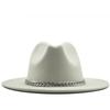 eBay Autumn and Winter New Black Woolen Top Hat European and American Fashion Jazz Hat