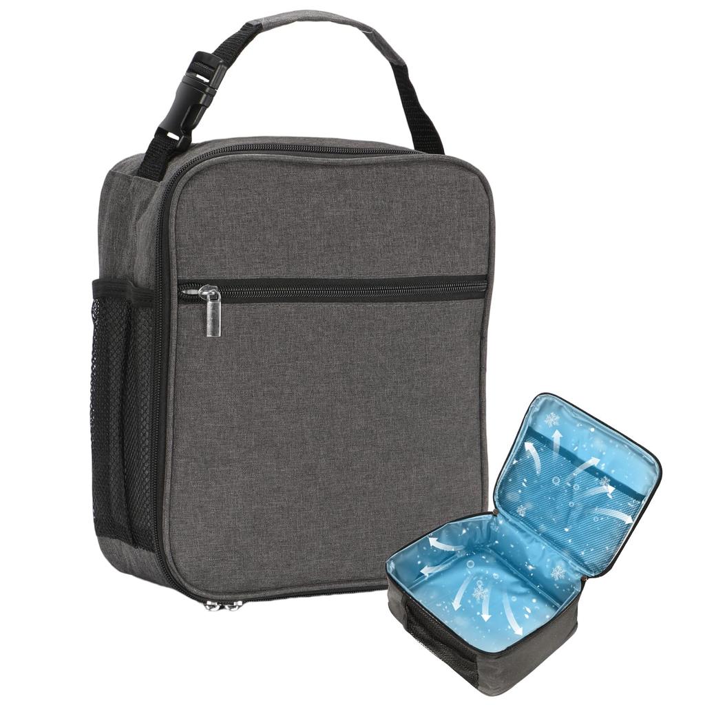 Roseelk Insulated Lunch Keeps Food Cold and Small Lunch Outdoor Meal For Outdoor School Bag, Small, Water-Resistant Oxford, Lightweight, Handheld,