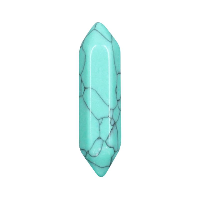 Hexagonal Crystal Bullet Head Yoga Stone Jewelry