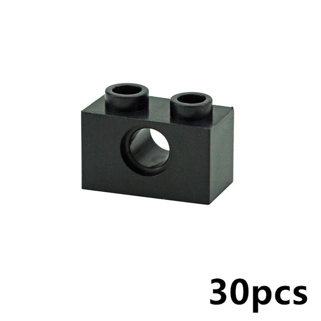 Technical Building Block MOC Combination Studded Long Beam with Hole Thick Bricks Compatible 3703 32018 3895 2730 3894 3701 3700