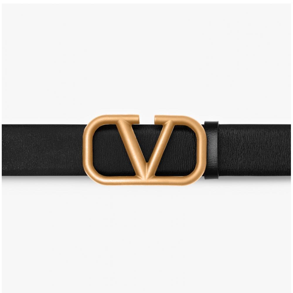 Valentino V Logo Goldgürtel 6y2t0q90 Ecu 0no