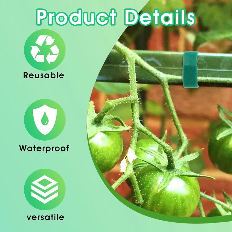 Plant Tape for Climbing Plants, Plant Tape Outdoor Reusable Garden Ties for Plants Tomato Vines Climbing Growing Gardening
