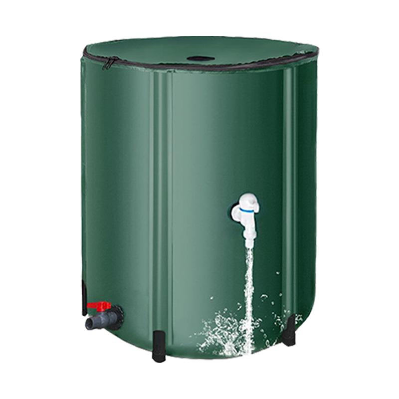 Portable Foldable Rainwater Collection Barrel - Large Capacity Outdoor Water Storage Solution
