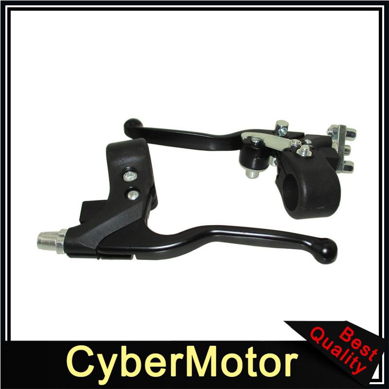 Right Dual Twin Brake & Left Brake Lever For Water Cool Pocket Bike 47cc 49cc Mini Quad ATV