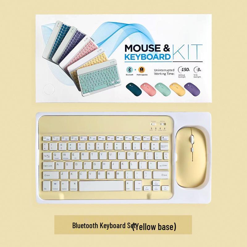 Portable Silent Bluetooth Keyboard for Tablets