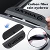 2PCS Car Rearview Carbon Fiber Mirror Rain Eyebrow Covers For V60 V50 V40 S80 S60 S90 C40 XC40 V70 XC70 XC60 XC90