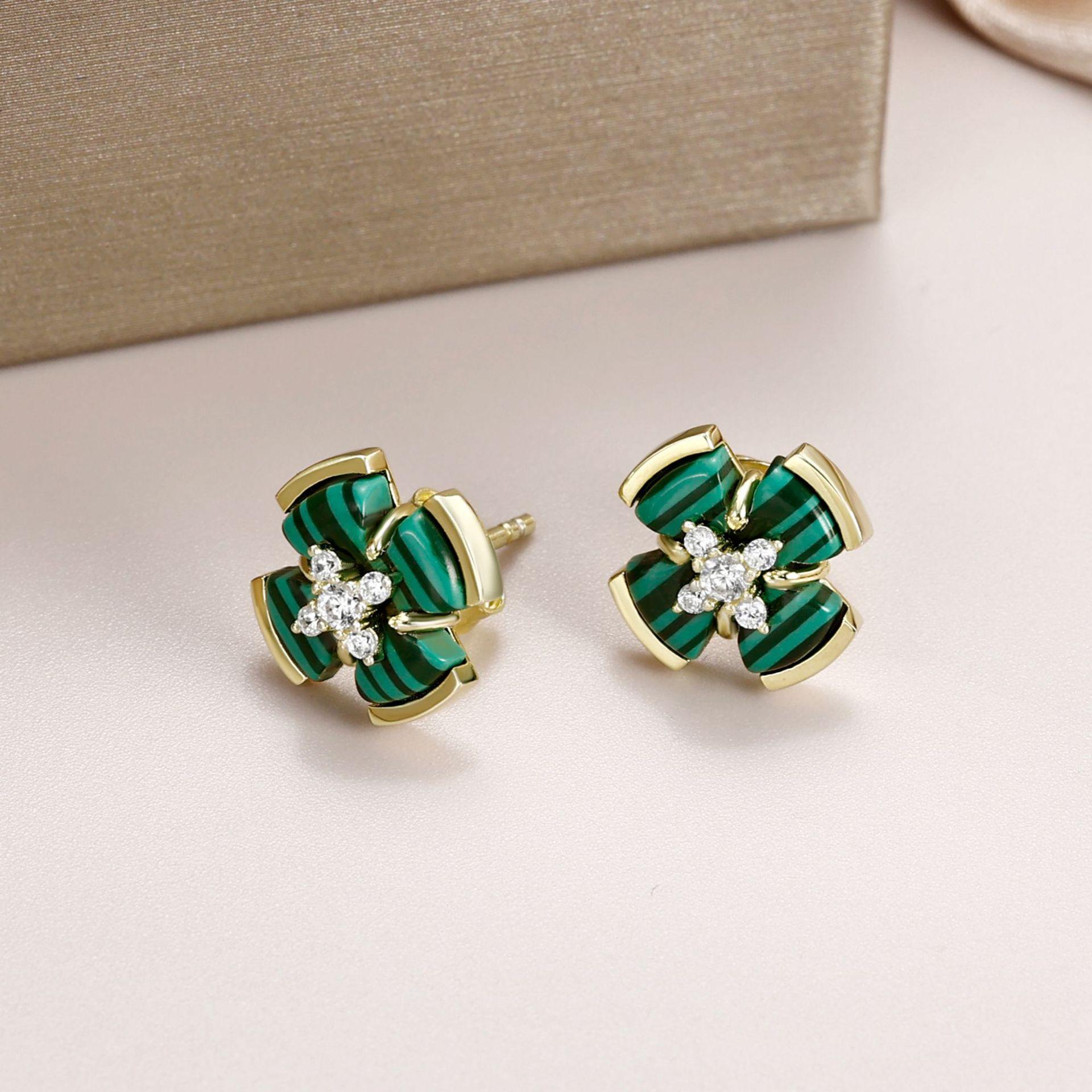 bfirst original design 925 sterling silver medieval earrings 2023 Spring Festival new stud earrings, high-end Seiko silver jewelry 925 silver