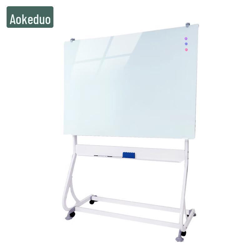 Aokudu Mobile Magnetic Tempered Glass Whiteboard
