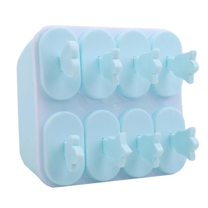 Popsicle Molds 6/8 Grid Ice Pop Molds Food Grade Silicone Ice Cream Mold DIY Homemade Reusable Easy Release Ice Pop Make