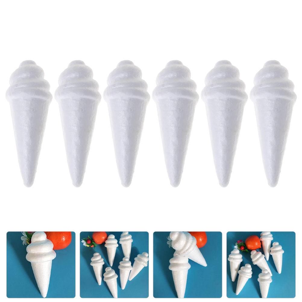 

Формы для торта для вечеринки с мороженым Модели для мороженого Заготовка Зубочистка Ребенок DIY Пенопласт Украшения Формы