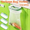 1/2/3PCS Garbage Hanging Bag Kitchen Trash Can Storage Rack Bag Hook Scouring Pad Dry Shelf Holder Kitchen Organizer Dish Stand