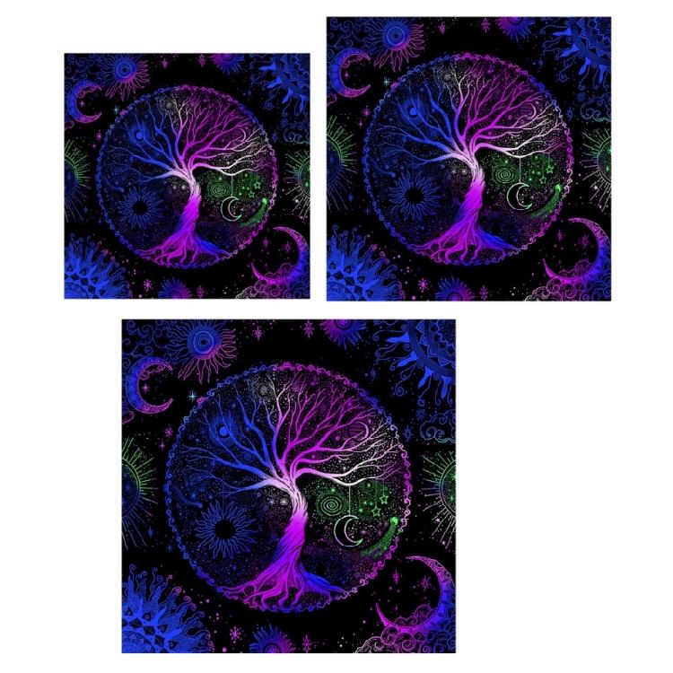 50x50/60x60/75x75cm Tarot Tablecloth Mat Divinations Board Game Oracles Card Pad