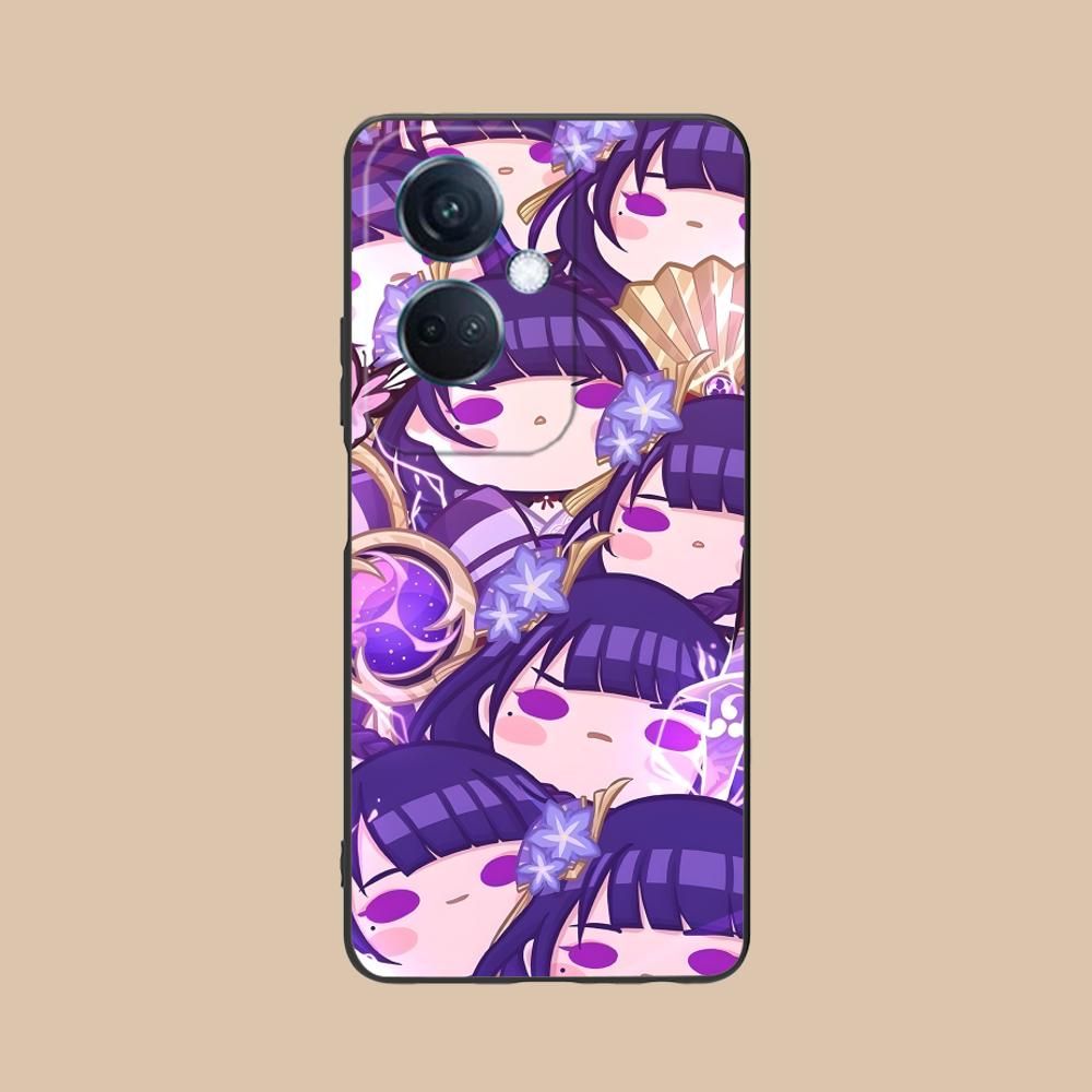 

Game GI Raiden Shogun Matte TPU Mobile Phone Case for OPPO Find X9 X8 X7 X6 X5 X3 X2 Plus s Pro Ultra Lite Printing Cover OPPO Find X2 Pro